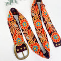 Dahlia Wide Embroidered Belt
