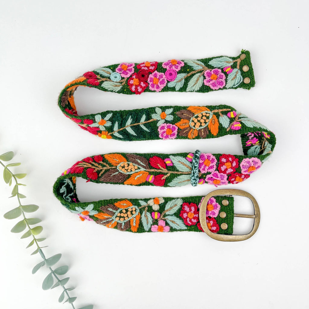 Forrest Wildberry Embroidery Belt