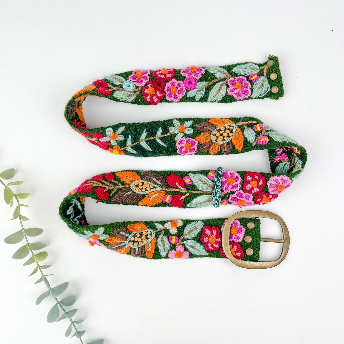 Forrest Wildberry Embroidery Belt