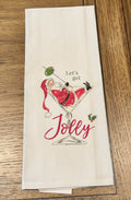 "Let's Get Jolly" Kitchen Towel