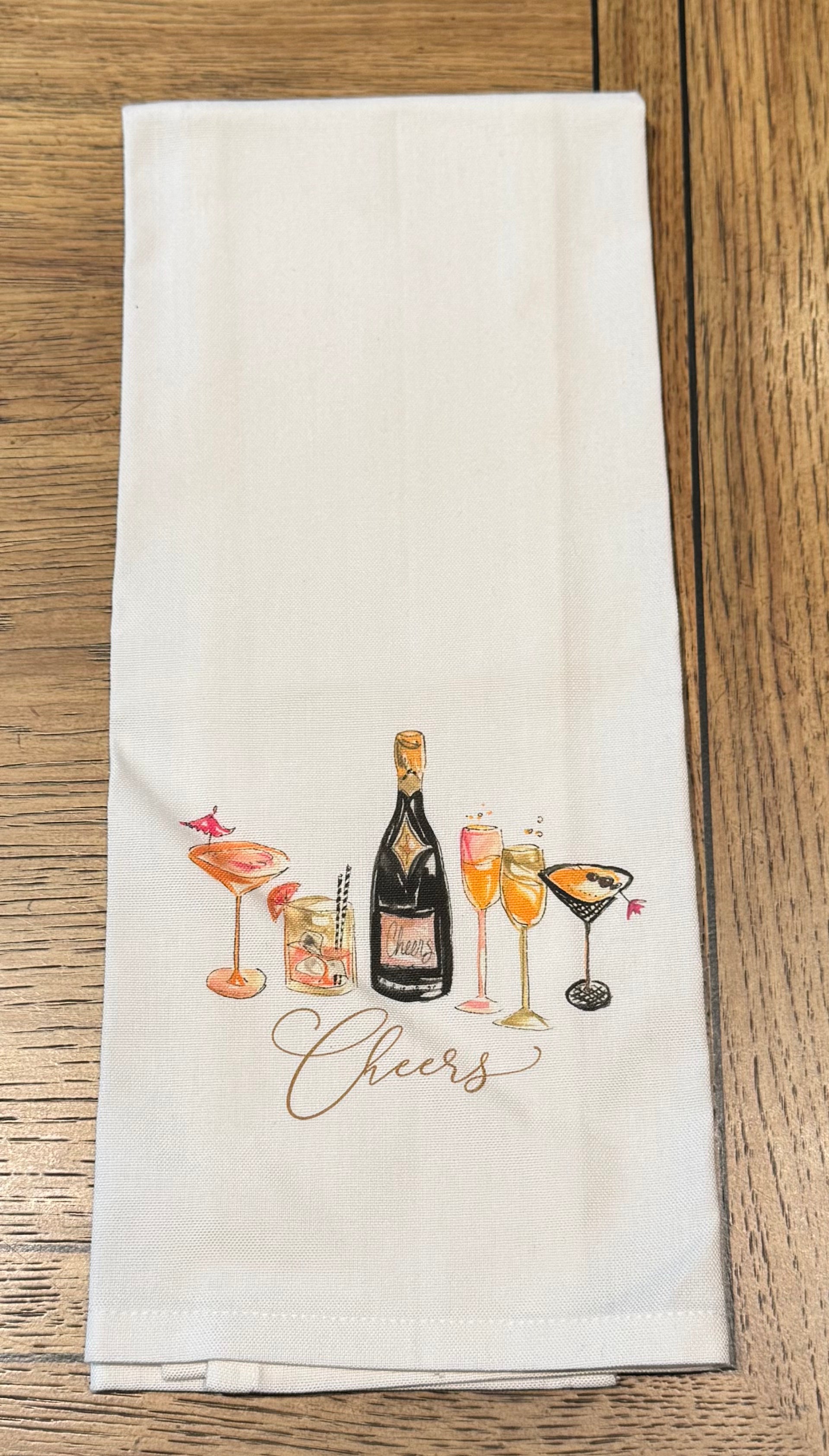"Cheers" Kitchen Towel