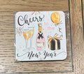 20 Reversible NYE coasters