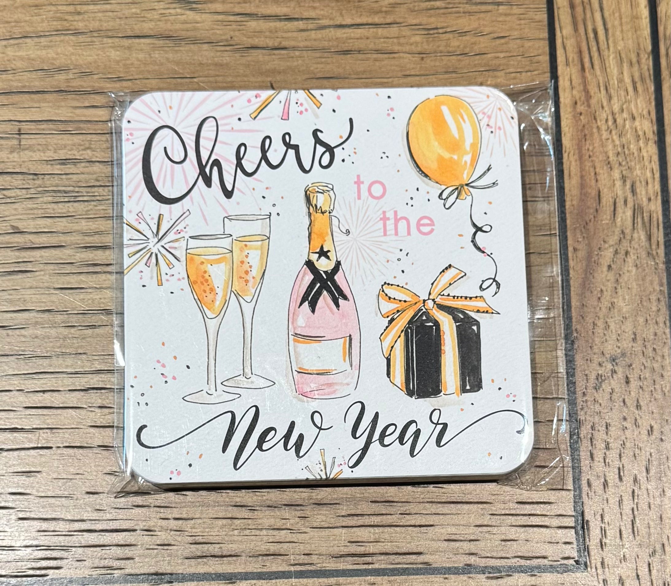 20 Reversible NYE coasters