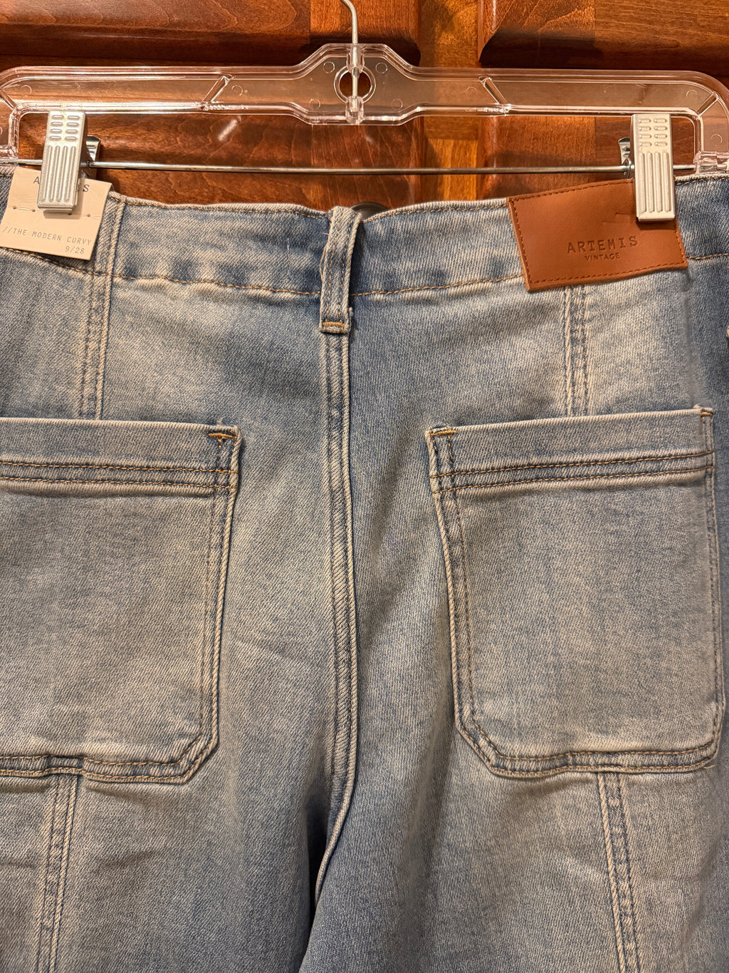 Fabric High Rise Tummy Control Jeans