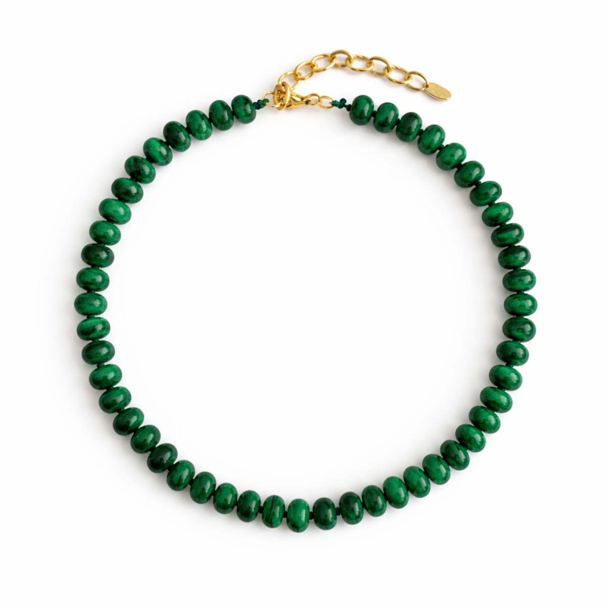 Refined Stone Bead Necklace – Timeless Everyday Accent: Amber Jade